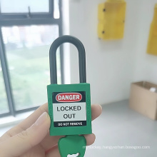Green Safety And Security Padlock Lockout